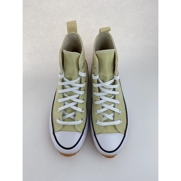 Converse Run Star Hike Lemon Gum Women's Shoes Sneakers Platform Yellow White - Picture 10 of 11